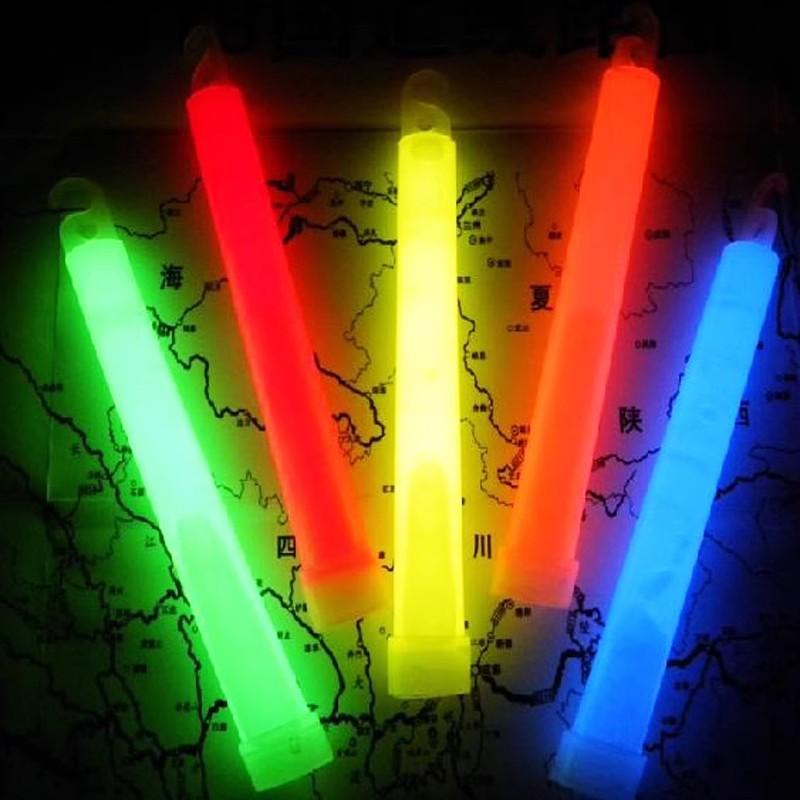 Glow Sticks with Hook 4/6 inch Fluorescence Light Hiking Camping Outdoor Emergency Concert Party Light Sticks Festival supplies