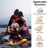 1PC Mickey Mouse Cartoon Blanket - Seasonal Universal, Home Decoration, Throw Blanket, Soft Flannel Throw Blanket - Versatile & Cozy for Bed