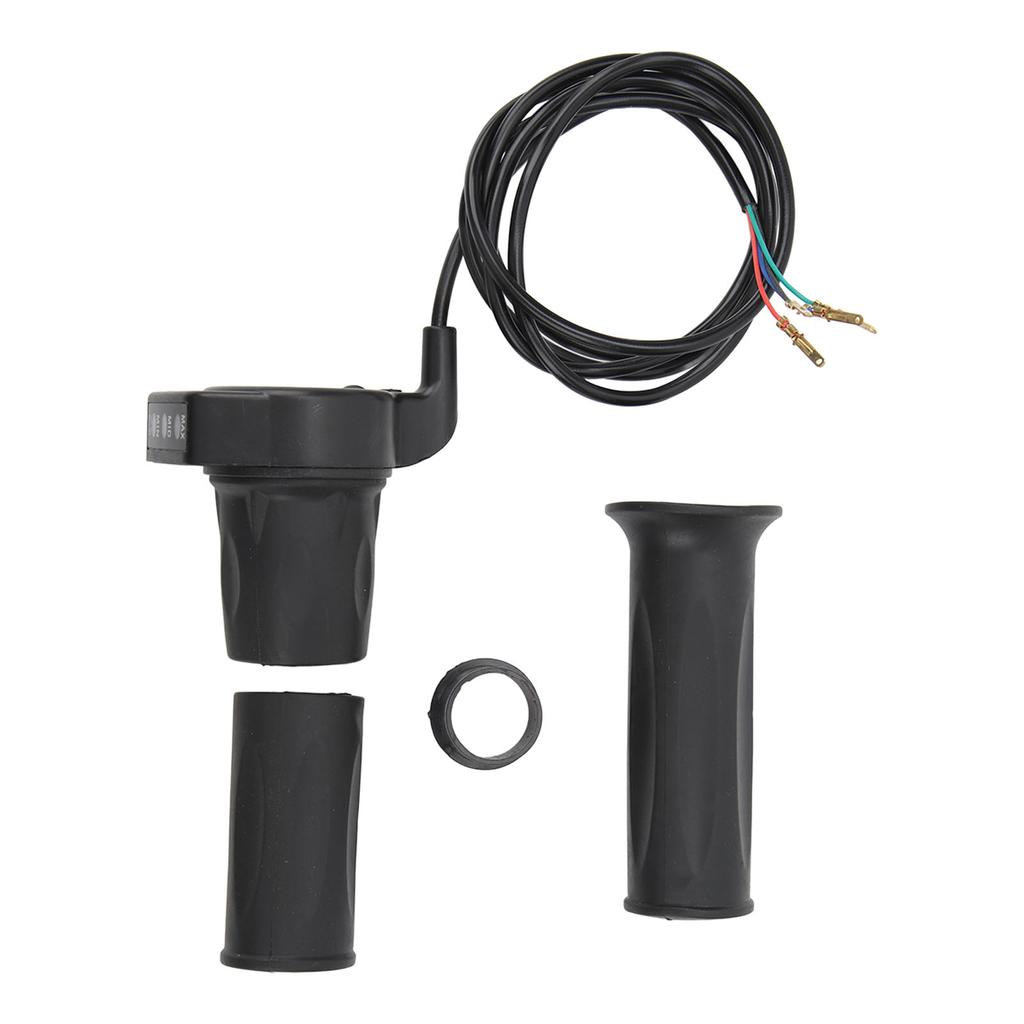 Electric Bike Throttle Grip Waterproof Twist Handlebar Accessories for Lithium Power Modification