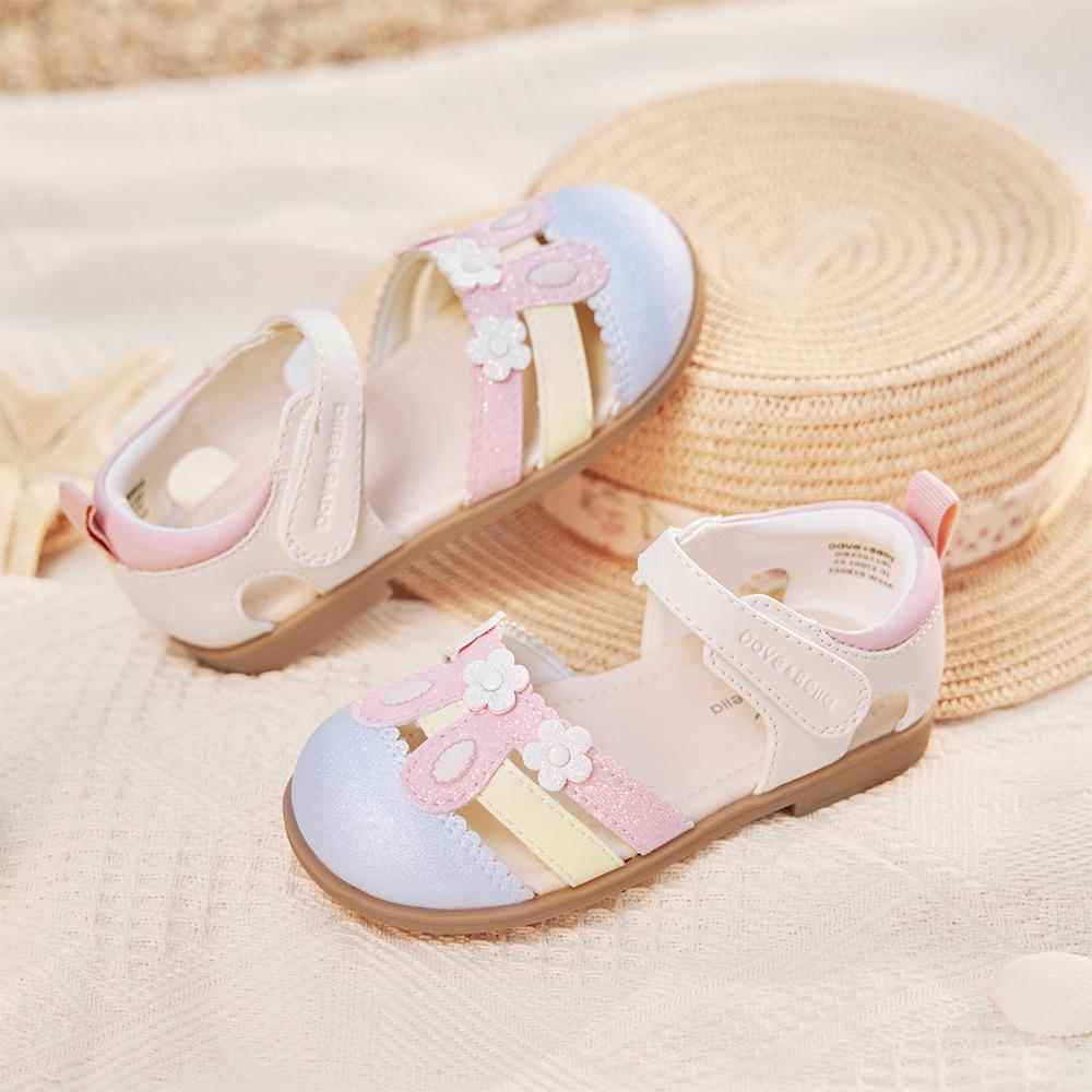 Dave Bella Girls Sandals Cool Children Summer Shoes Breathable Sweet Fashion Party Beach Kids Outdoor Sandal Anti Slip DB2261185