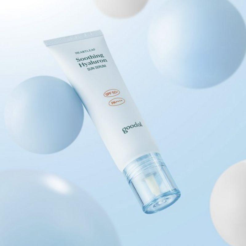 Goodal Heartleaf Calming Hyaluronic Sun Serum SPF50+ PA++++ 50ml x 2