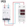 Dual Display 40/63A 230V DIN Rail Digital Over and Under Voltage Surge Protector