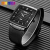 Fashion Trend Watch Men's Simple Casual Square Dial Calendar Waterproof Quartz Watch