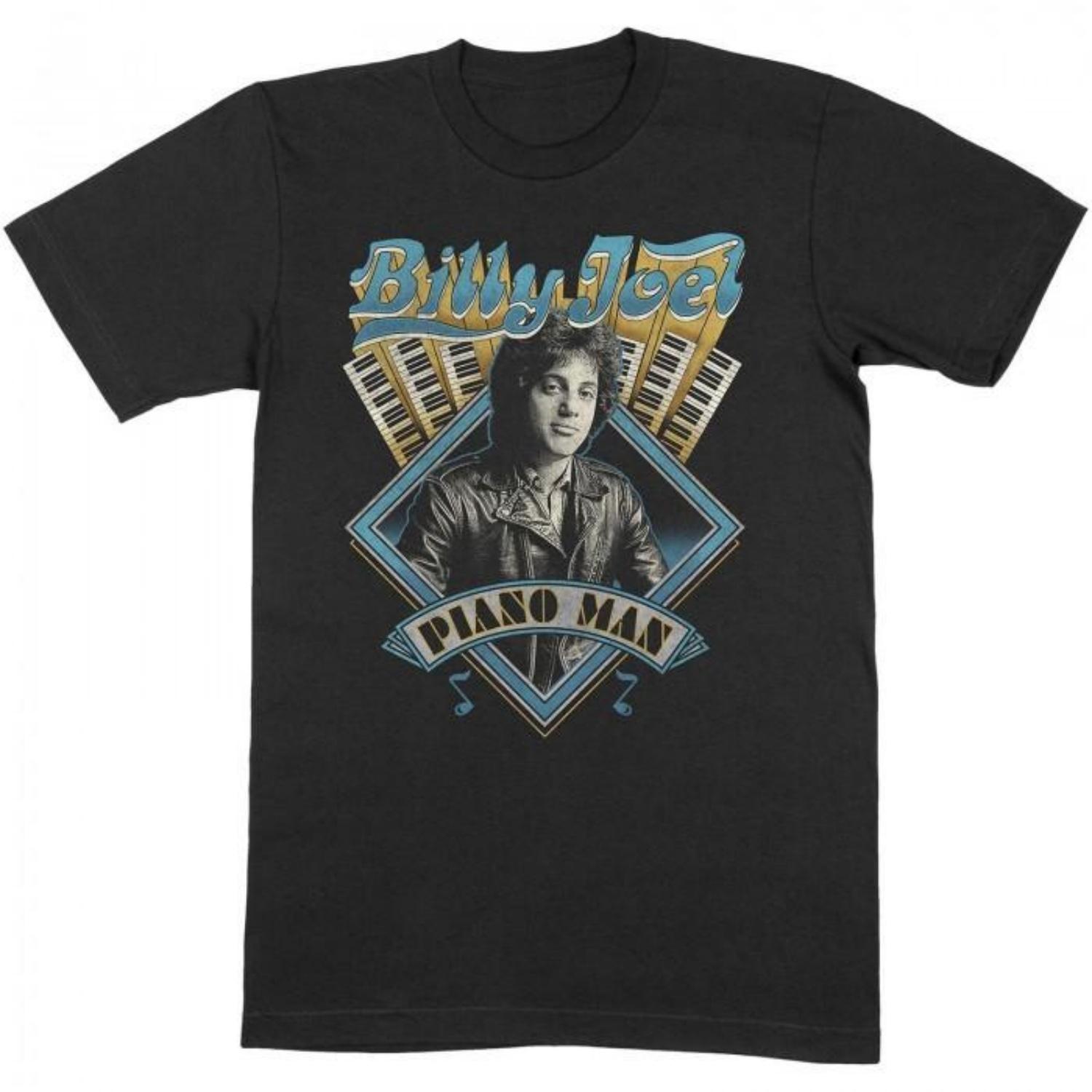 Billy Joel Unisex Adult Piano Man T-Shirt S
