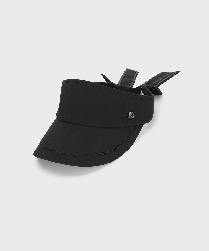 SERGIO TACCHINI W Wide Ribbon Sun Visor (Black)