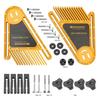 New Multi-purpose Feather Loc Board Set Woodworking Engraving Machine Double Featherboards Miter Gauge Slot Woodwork DIY Tools