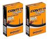 Set of Two Continental Race28 Wide Tubes, 700x25-32c, 42mm Presta, Presta Fit [Parallel Import]