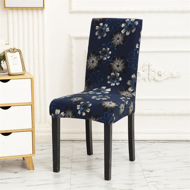 Geometry Chair Cover Dining Elastic Chair Covers Spandex Stretch Office Use Restaurant Weddings Banquet Hotel Seating Seat Covering 1pc