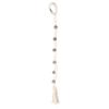 Hanging Door Dog Cross Bell Training Potty Hand Knitting Cotton Decorative Puppy Door Bell Silver