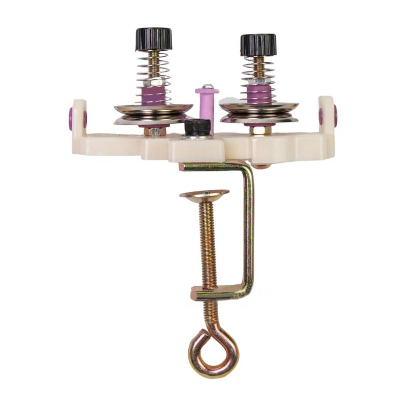 Double Head Yarn Thread Guide Device Yarn Winding Guide Yarn Guide Yarn Winder Accessories for Crocheting Knitting 1