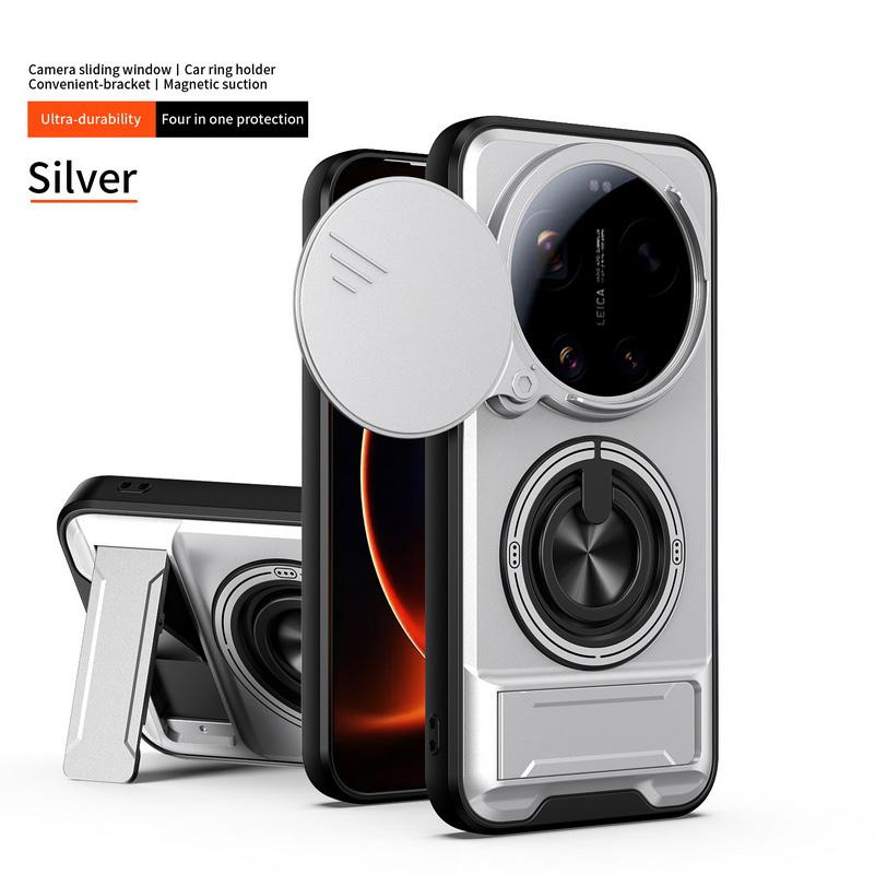 2 v 1 Držák na prsten s vestavěným magnetickým držákem do auta Pouzdro pro Xiaomi Mi 17 Ultra xiaomi17 ultra Ochranný kryt