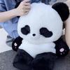 Cute Panda Backpack Cartoon Soft Cute Plush School Girl Backpack ins Girl Doll Bag