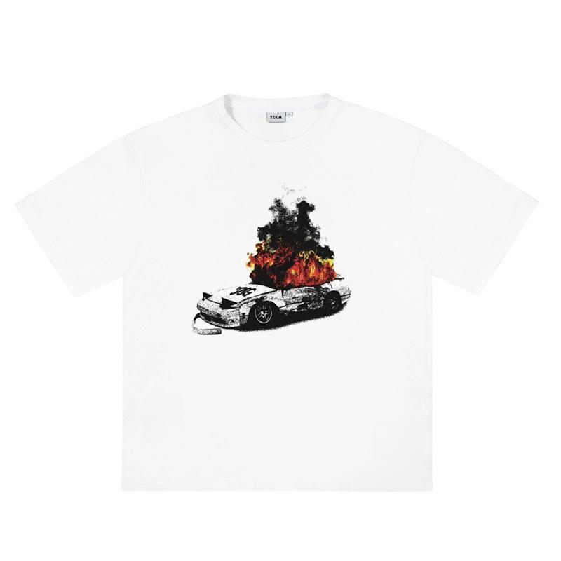 Unisex Graphic T-Shirts Oversized Cotton High Quality Vintage Harajuku Fashion Summer Short Sleeve Tops Tee Y2k Streetwear Clothing