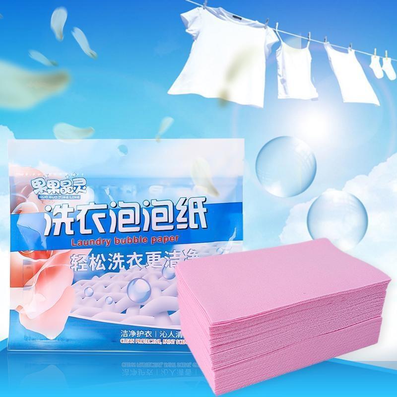 90pcs Laundry Powder Nano Ultra Concentrated Laundry Soap Mild Laundry Powder Tablets Cleaning Products Washing Machine Supplies