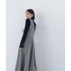 Beauty Tweedy Fringe Jumper Skirt [Natural Basic] [Brown/M]