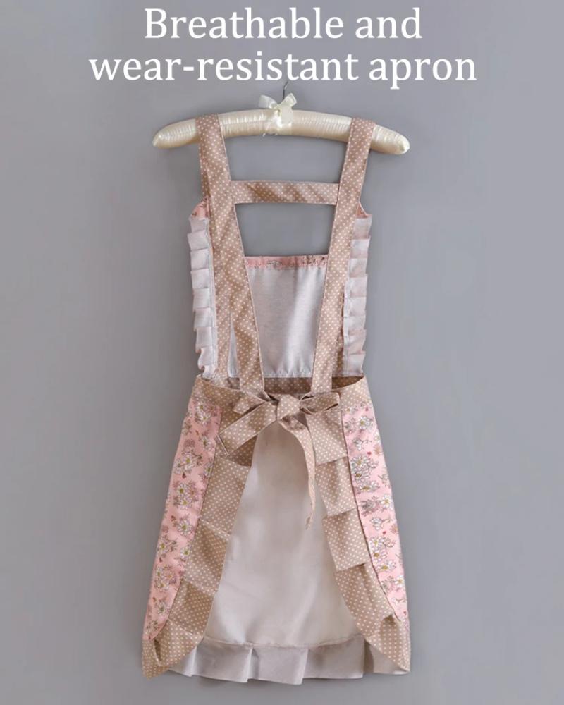 1 Stück Schöne Leinenschürze Weiblich Haushalt Küche Kochen Antifouling Atmungsaktiv Tragen Reinigung Geeignet
