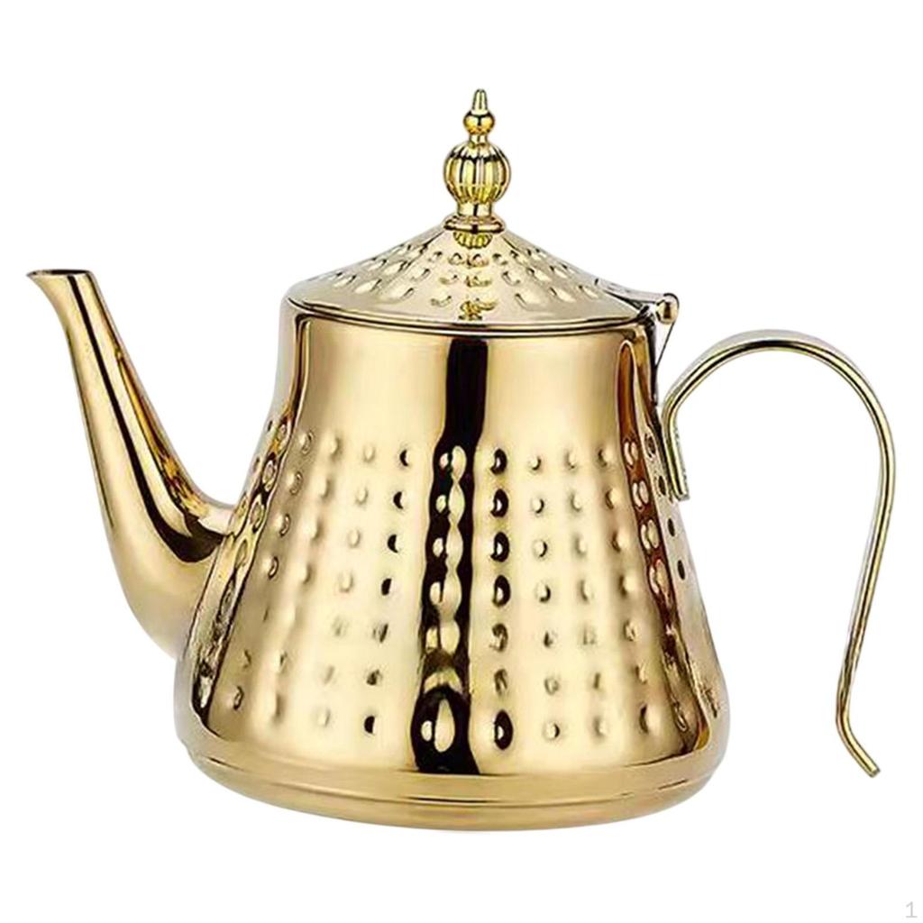 Stainless Steel Kettle for Loose Leaf Tea And Coffee Serving at Home Or Office
