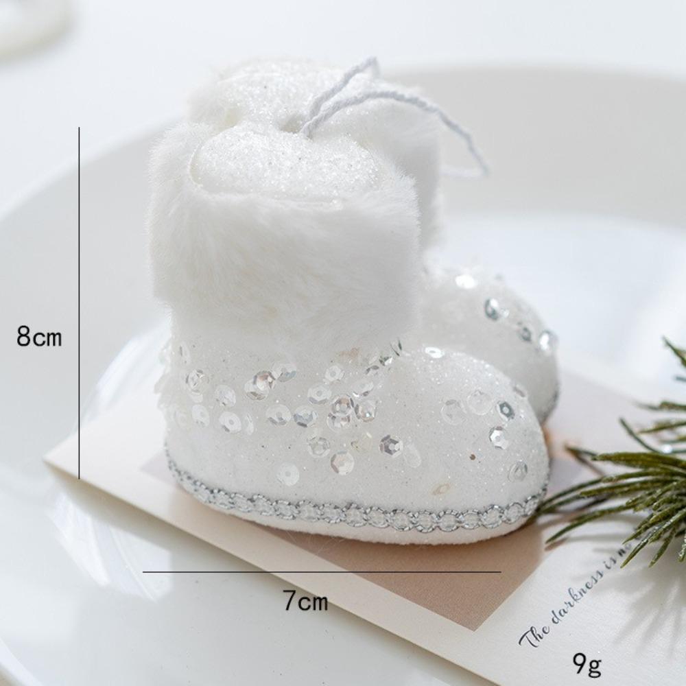 Durable Foams Christmas Tree Balls 8cm Sequin Christmas Decor Shiny Hanging Xmas Baubles Christmas Party Supplies