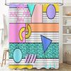 Unique Abstract Shower Curtain Modern Art Bathroom Decor Waterproof Fabric Liner Set Home Textile Tapestry Wall Hanging