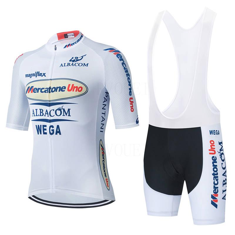 Set Maglia da Ciclismo Estiva Pro Team Nuovo Set Pantaloncini da Bici 19D Magliette da Bicicletta a Manica Corta da Uomo Abbigliamento Maillot