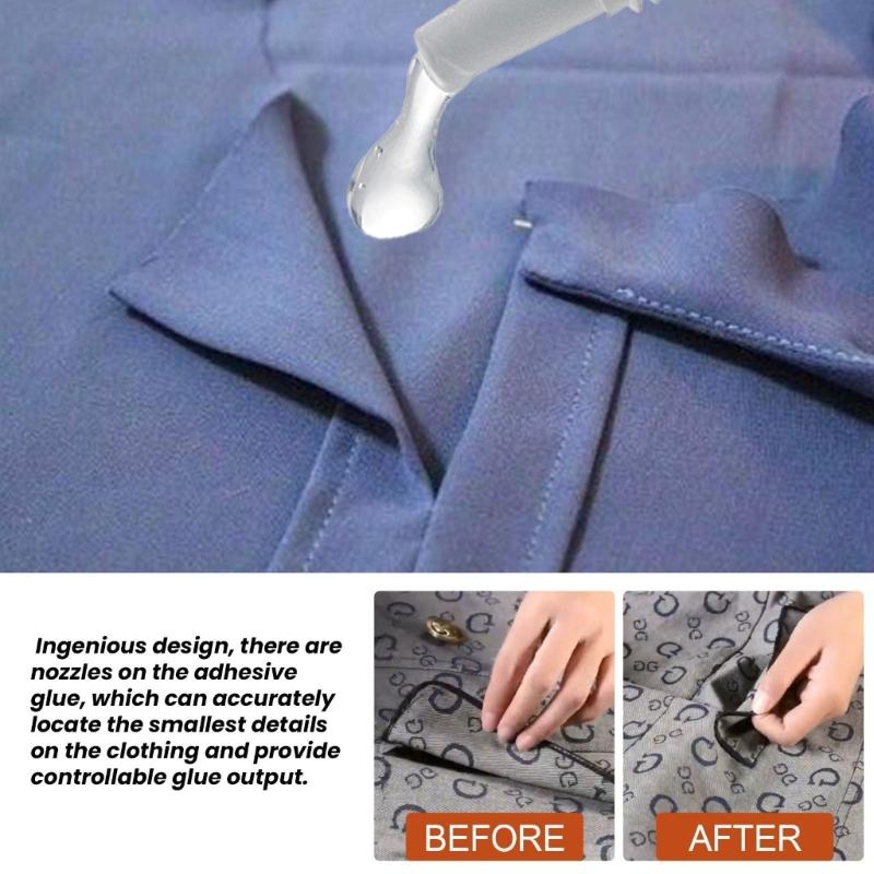 50ml Multifunctional Fabric Glues Washable Fabric Adhesive Waterproof Permanent Fabric Bonding Glues for Clothing Repair