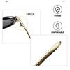 New Fashionable Rope Knot Double-Bridge Metal Sunglasses Women's INS Style Outdoor Street Style UV-Protective Sunglasses