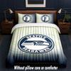 Seattle Seahawks Design Bed Bedding Set 1 Duvet Cover + 2 Pillowcases Soft Breathable Household Bed Linens