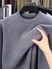 Men's Winter Thickened Mink Wool & Velvet Knit Sweater - Warm, Casual Fashion Pullover for Middle-Aged Men