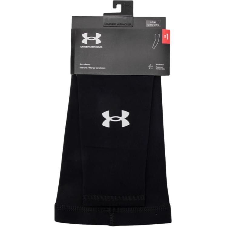 Under Armour Polyester, Elastane Sun Protection Sleeves Unisex Black 1370982-001/XYY2025032710 L/XL