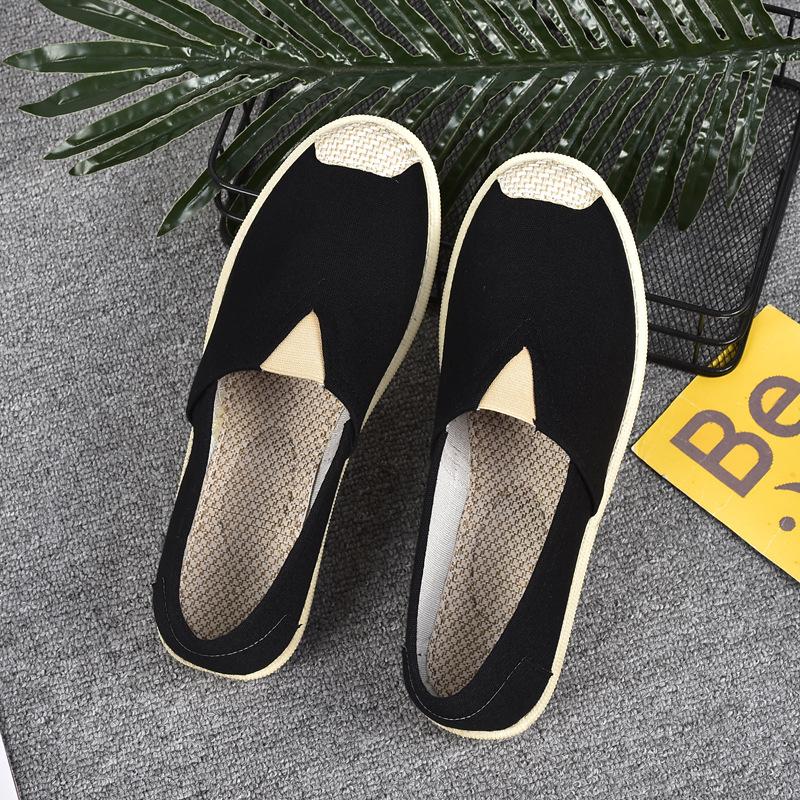 Women's Fashion Spring Summer Casual Flat Shoes Round Toe Loafers Shoes Fisherman Boat Shoes Women Lazy Hemp Rope Weave Shoes