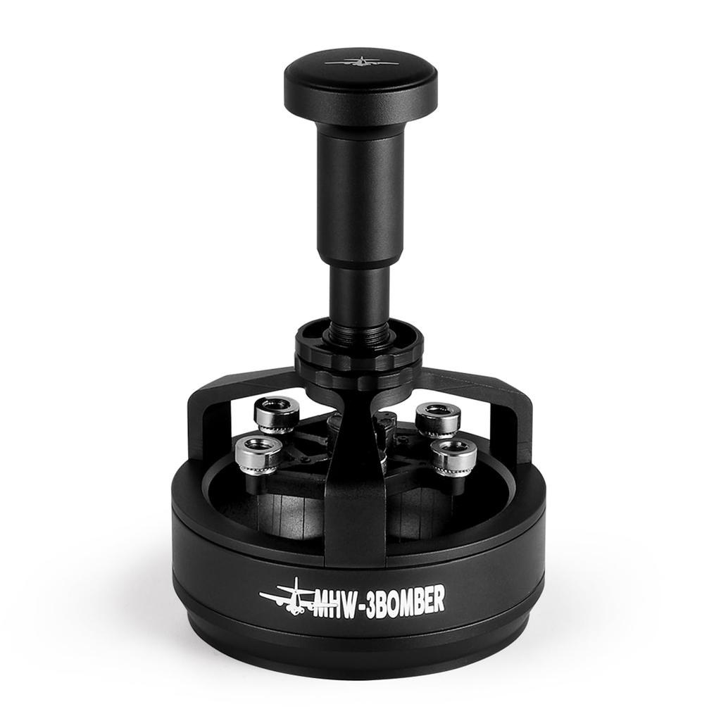 MHW-3BOMBER Espresso Sonodle 58mm WDT Tool Height Adjustable Magnetic 0.25mm 14 Needles Coffee Distributor Espresso Dispensing Tool with 6 Spare