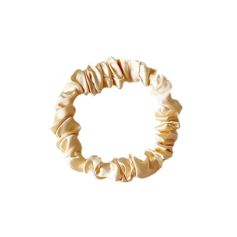 Satin Cloth Art Large Intestine Hair Band European and American Headrope Hair Accessories Simple Headband Head Flower Rubber Band Hair Accessories