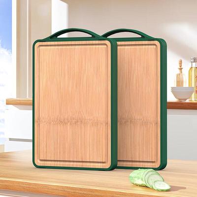Household Double-Sided Solid Wood & Bamboo Cutting Board