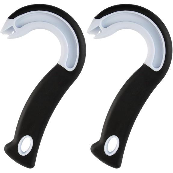 2Pcs Easy Open Ring Pull Can Opener, Soda Can Opener, Pop Top Can Opener, Manual Can Openers for Seniors, Children, Weak Hands