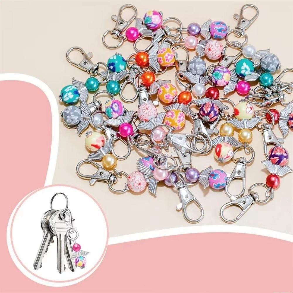 30Pcs/Set Colorful Guardian Angel Pendant Creative Angel Fairy Dangle Charms DIY Crafts