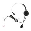 Telefon-Headset Einzelohr Professionell Geräuschunterdrückung Verstellbar Kabelgebundenes Telefon-Headset für Callcenter Kunde