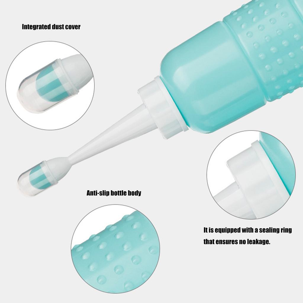 3-teiliges Badezimmer-Toilettenhilfsmittel-Set für ältere Menschen, Schwangerschaftspflege mit langstieliger Bürste und Perinealspüler, Design ohne Bücken