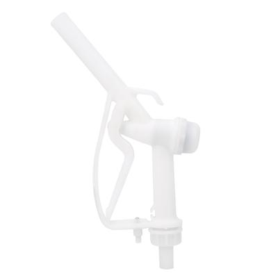 SZ20 Fuel Gun Nozzle Plastic Methanol Ethanol Filling Nozzle Chemical Liquid Dispensing Tool White