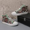 Fashion New Fashion Designer Men's Canvas Lace Up Platform Causal Skateboard Shoes Flats Male Sports Walking Sneakers Zapatos Hombre