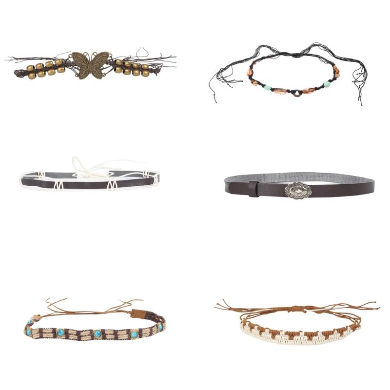 Hat Bands Beaded AdjustableUnisex Western Hat Jewelry FedoraCowboyHat Bands