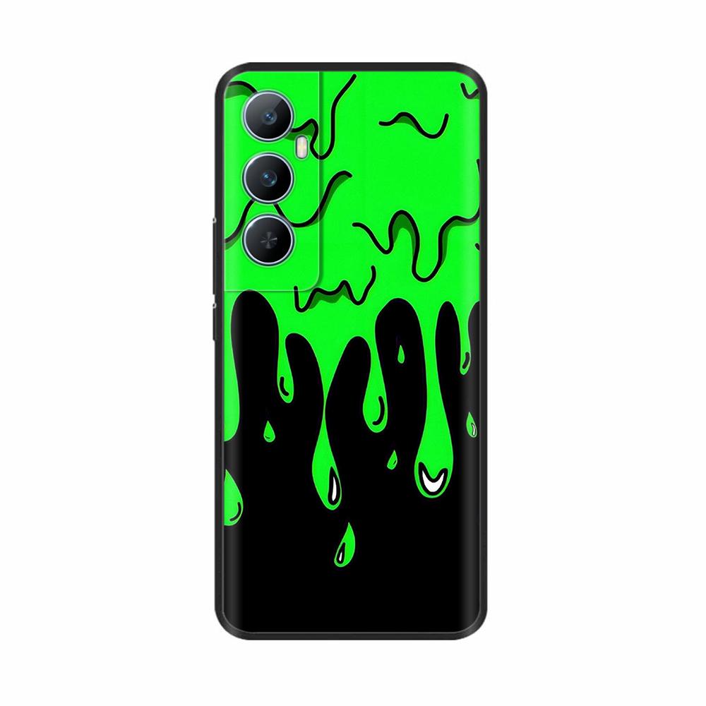 For Realme C65 4G C 65 RealmeC65 6.67" 2024 Silicone Phone Cover Lovely Flower Lightweight Cover for Oppo Realme C65 Cases Shell