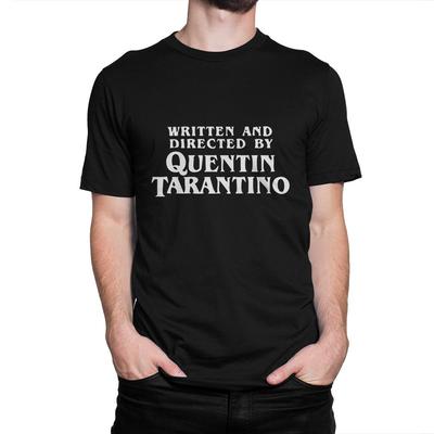 Maglietta Scritta e Diretta da Quentin Tarantino, Taglie da Uomo e da Donna