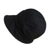 Japanese Bucket Hat Cotton Basin Cap Portable Pleated Women Cap