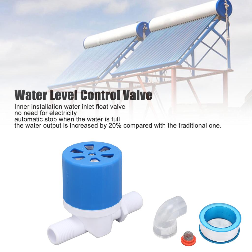 Automatic  Valve Water Level Control  Inner Installation Energy Saving for Solar Water Heater Water Inlet  Valve