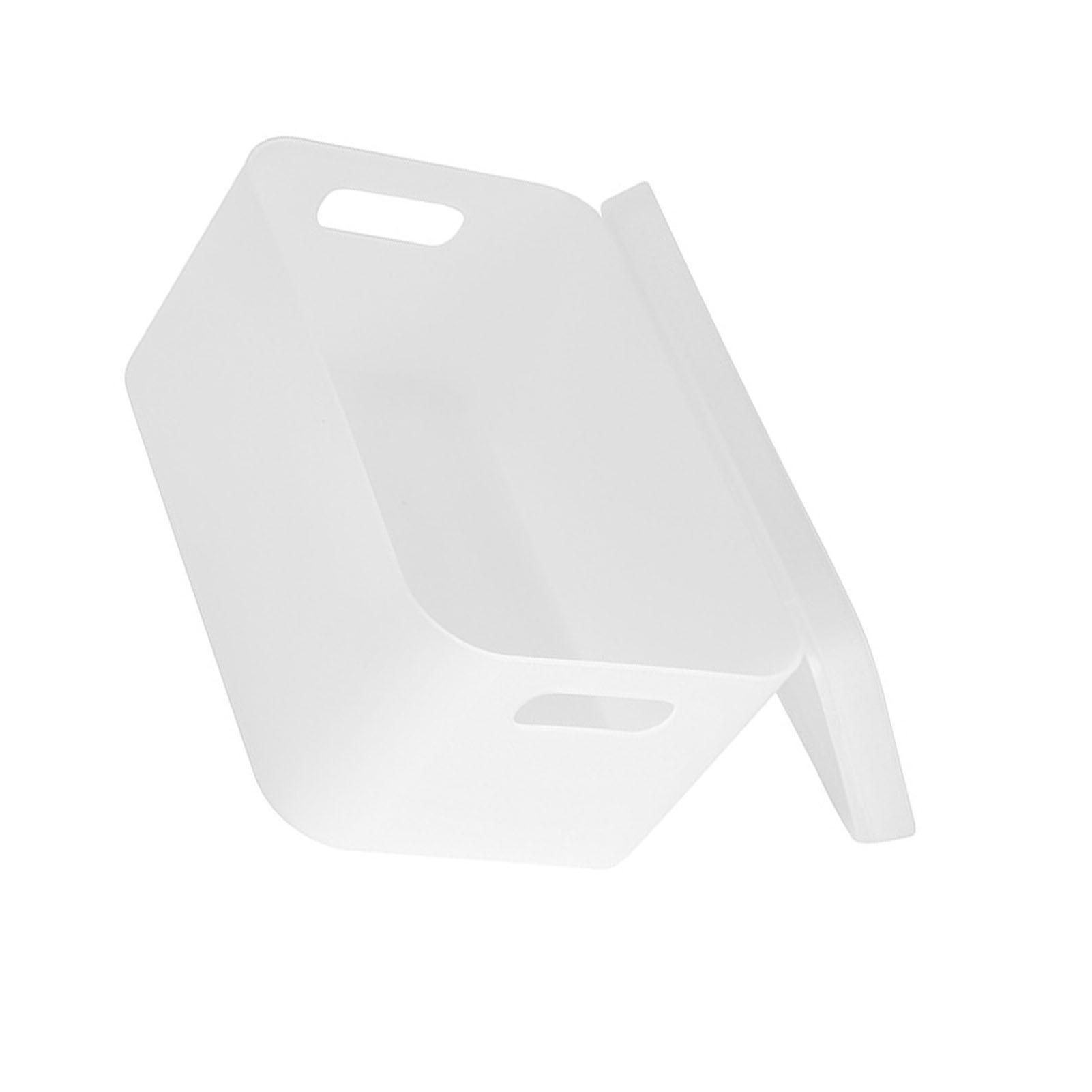 

Desktop Cosmetic Plastic Frosted Clr with Lid Makeup Storage Box for Bedroom