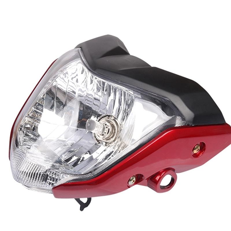 Authentic Motorcycle Headlight Head Light Lamp With Bulb Bracket Assembly For FZ16 YS150 FZER150 FZER 150 FZ 16 Amber