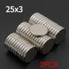 25x3mm Starker Neodym-Magnet N35 NdFeB Permanentmagnetischer Magnete Runde Superstarke Kühlschrankmagnete DIY