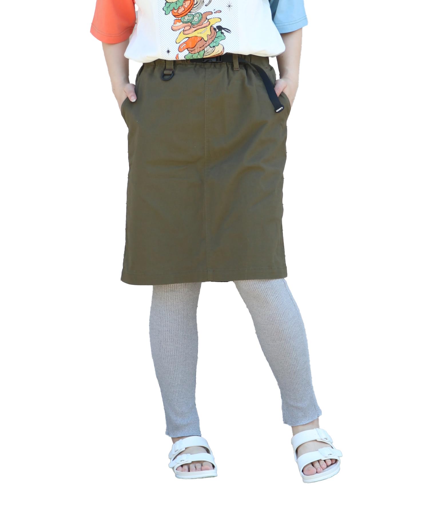 

Юбка женская цвета хаки для скалолазания [CLIFFEMAYER], средняя,