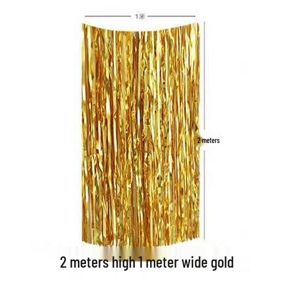 

Double-Layer Tinsel Curtain Lanterns with Tassel Lights for Party and Event Decorations