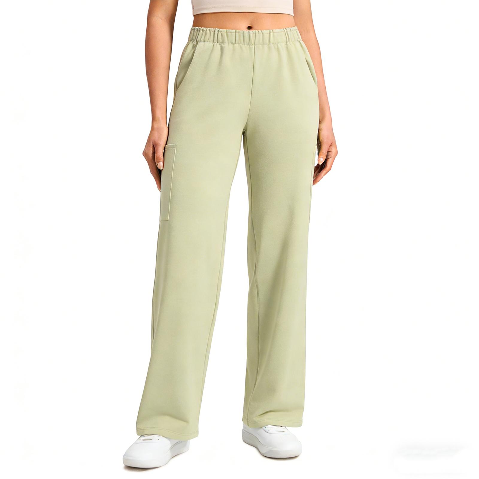 

Women s Loose And Comfortable Long Pants And Workwear Multi-Pocket Pants M